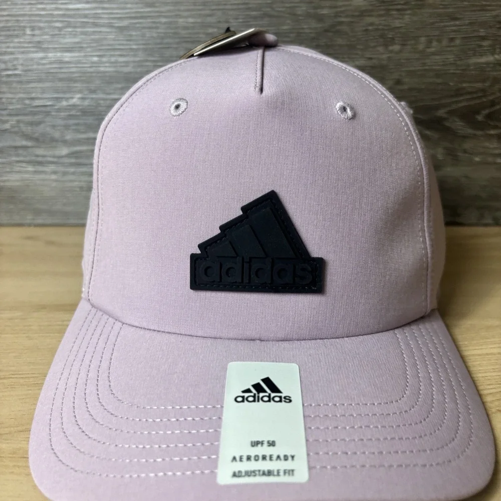 Adidas Hat Cap Snap Back Fig Purple Performance Gym AEROREADY UPF 50 NWT